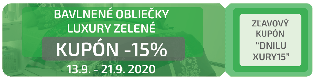 Kupón na obliečky Luxury